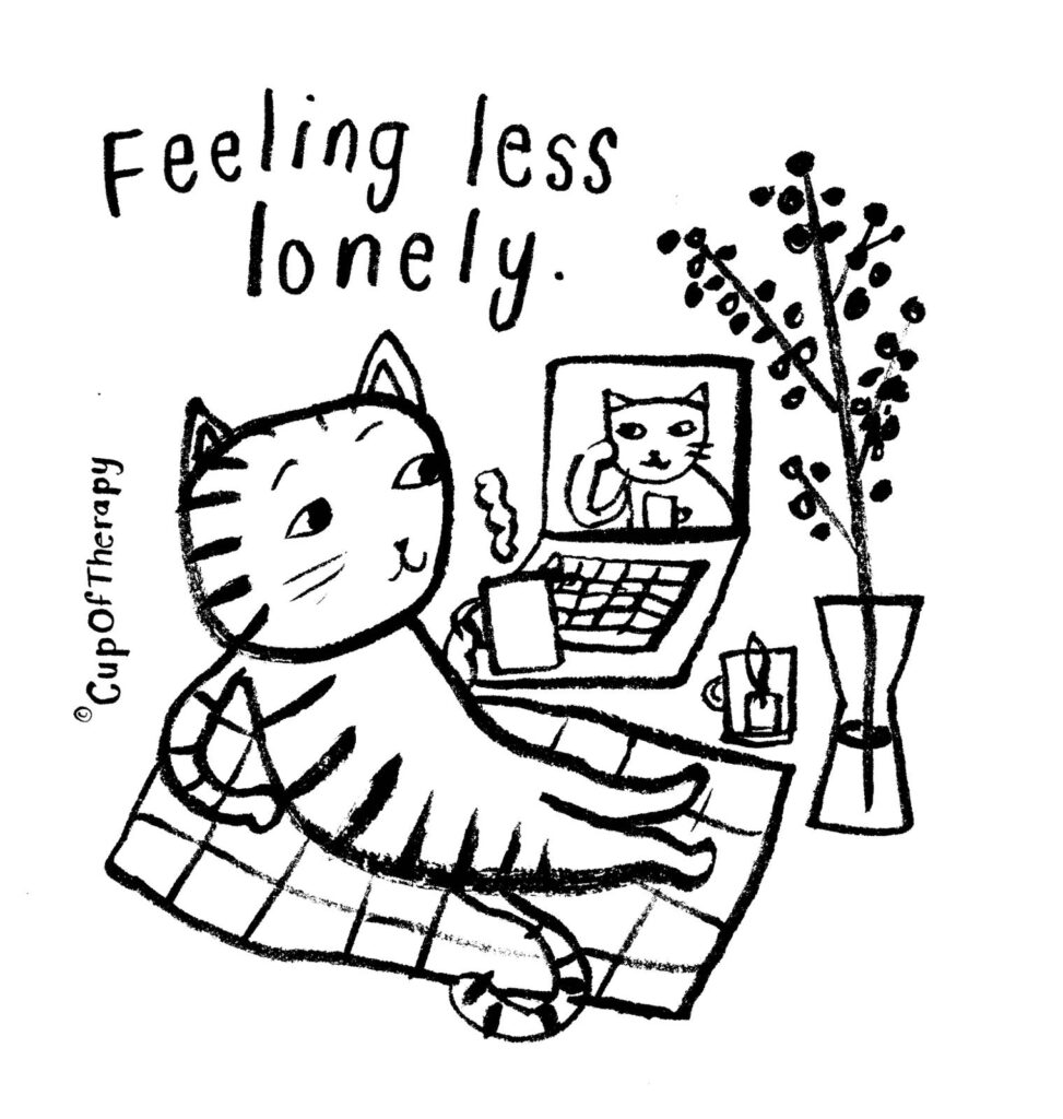 珍惜與他人、自己相處的時光！芬蘭 CupOfTherapy 以療癒插畫溫暖在節日獨處的你