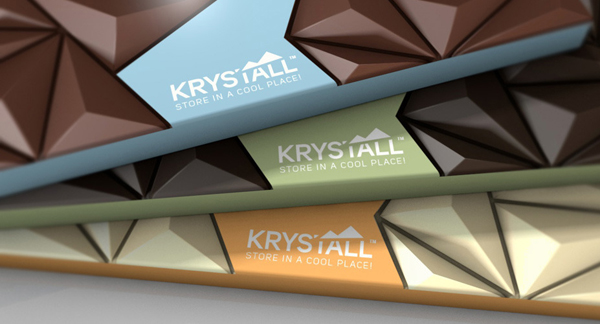 三角形包裝設計，跳脫方形巧克力的思維