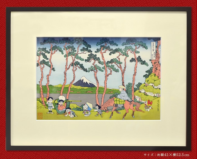 哆啦 A 夢玩穿越！坐上時光機現身浮世繪名畫