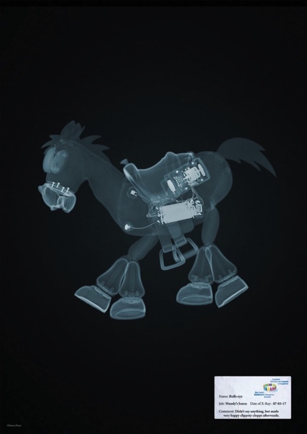 最童趣X光照！愛爾蘭兒童醫院攜手《玩具總動員》趣味視覺減少孩童就醫恐懼