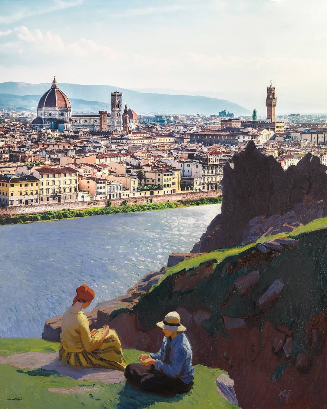 掉進梵谷名畫裡的義大利佛羅倫斯、米蘭！《星夜》、《杏花盛開》成大教堂身後華麗背景