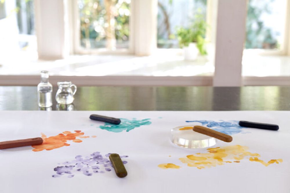 繽紛書法文具！京都TAG文具「文染」彩色墨條遇上手工玻璃硯台