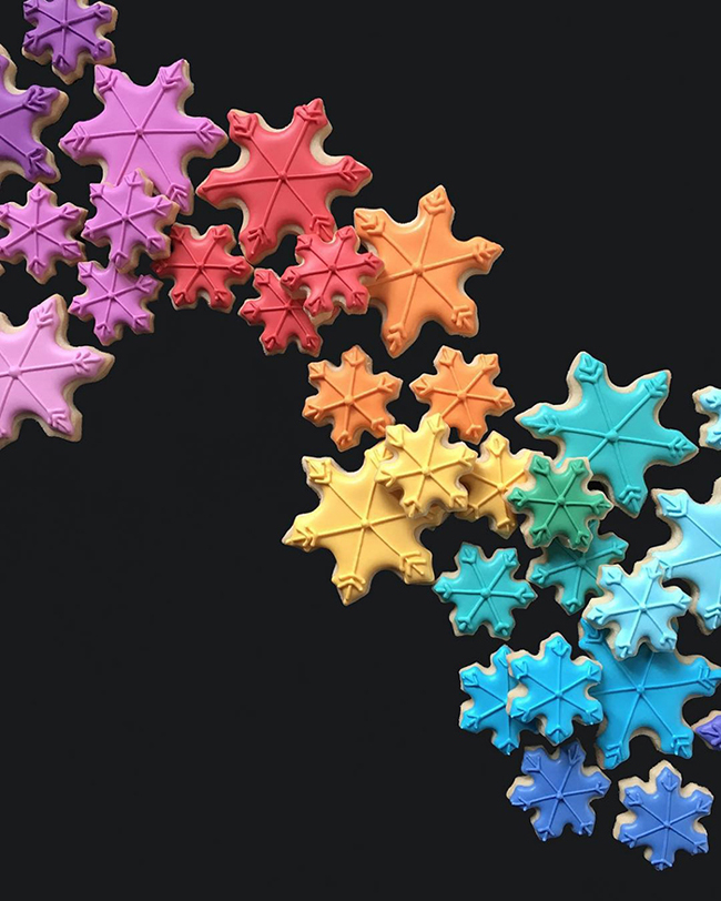 邊做餅乾邊感受色彩的細膩變化,PANTONE 色票真的可以吃!