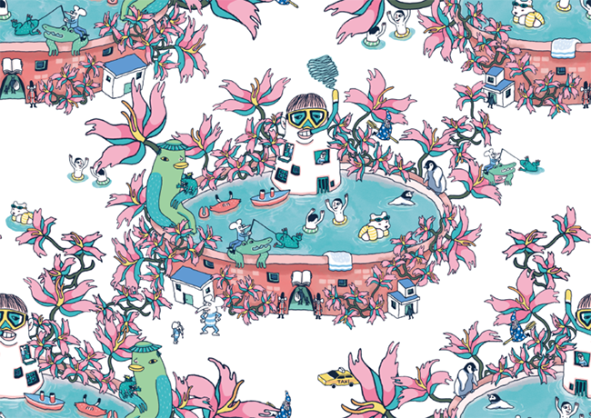 【一個心裡住著妖怪的插畫家，他和他的書店時光】專訪奇幻插畫家發發