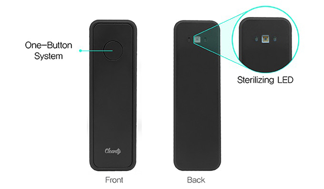 比一顆雞蛋還輕的口袋型滅菌機 Cleanty,10 秒讓你變細菌絕緣體