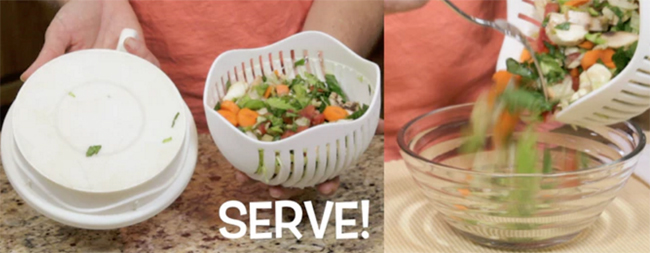 一次切好多種蔬果！60 秒輕鬆上桌的沙拉製作器