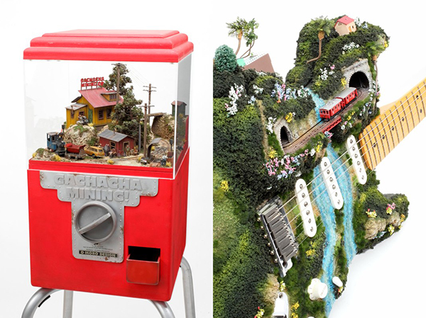 袖珍藝術的新舞台，日常物件上的小風景