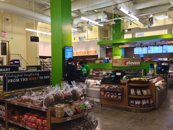 少了橘綠紅條紋更時髦，新版 7-11 概念店