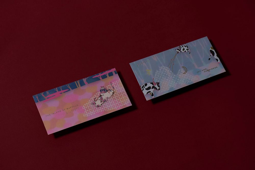 藝術級的燙金紅包組「一絆」！以水牛穿梭為靈感，集結 3 位台灣藝術家的美感紅包袋