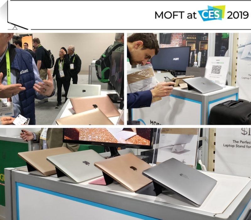 在哪都想舒服工作！極輕巧 MOFT 隨身筆電架，收合展開一秒完成