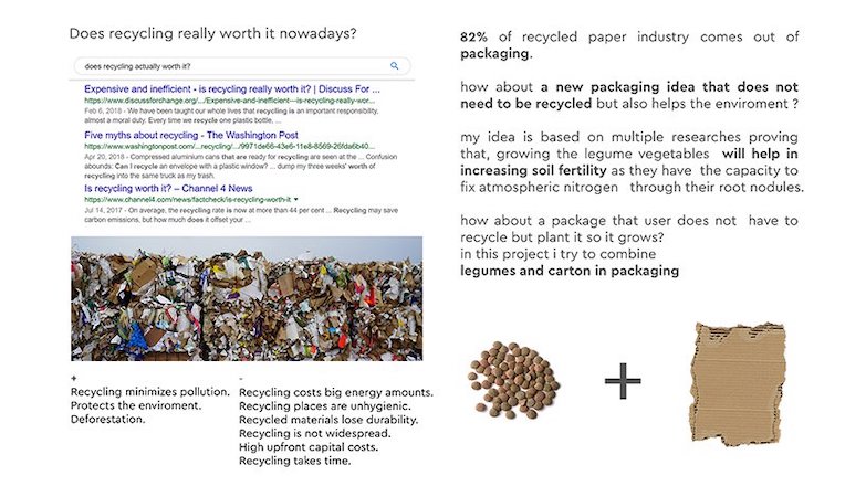 包裝 = 種籽＋土壤？希臘設計師創意打造會發芽的超「生氣」環保雞蛋盒 biopack！