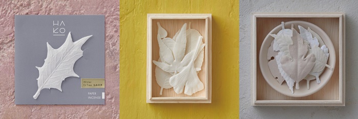 百年品牌質感新生！日本老舖薰壽堂的職人手作葉片型和紙薰香「HA KO」，散發秋冬木質調香氣