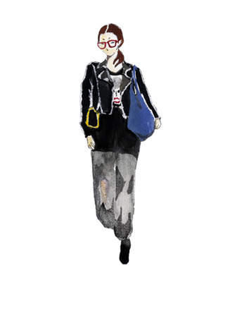 【讀者投稿】中性時尚、她的故事系列插畫