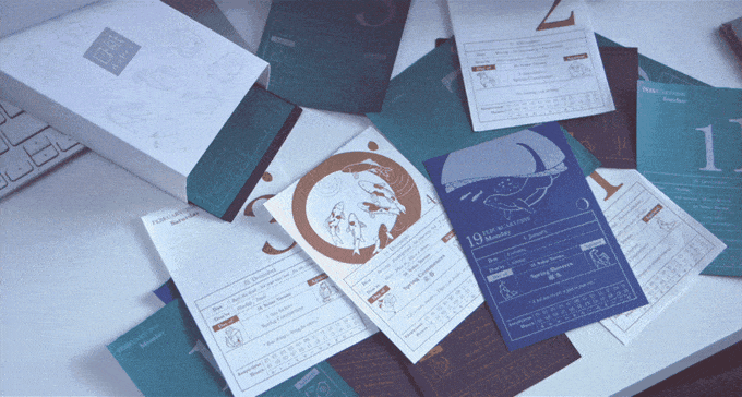 農民曆變身真命天「紙」!美到捨不得撕下來的 DAPER 日紙