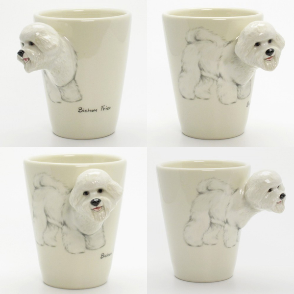 超級捨不得用！3D 立體寵物造型手工馬克杯