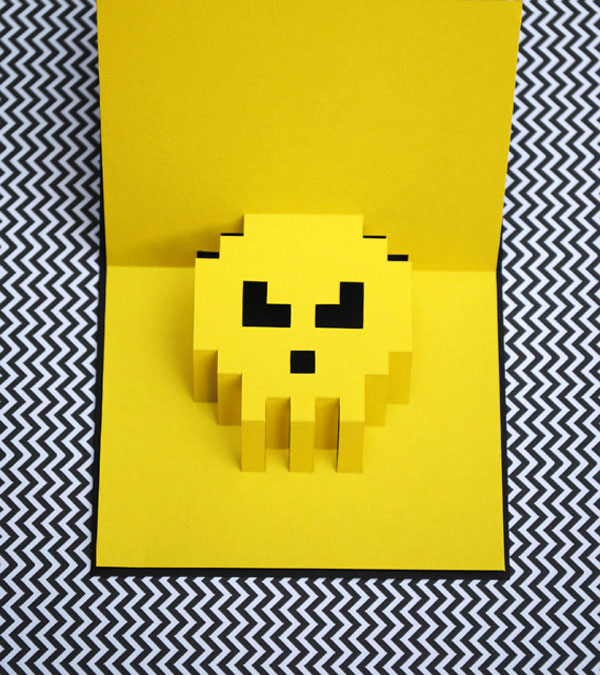  [DIY ok] 如何自製8位元立體卡片  