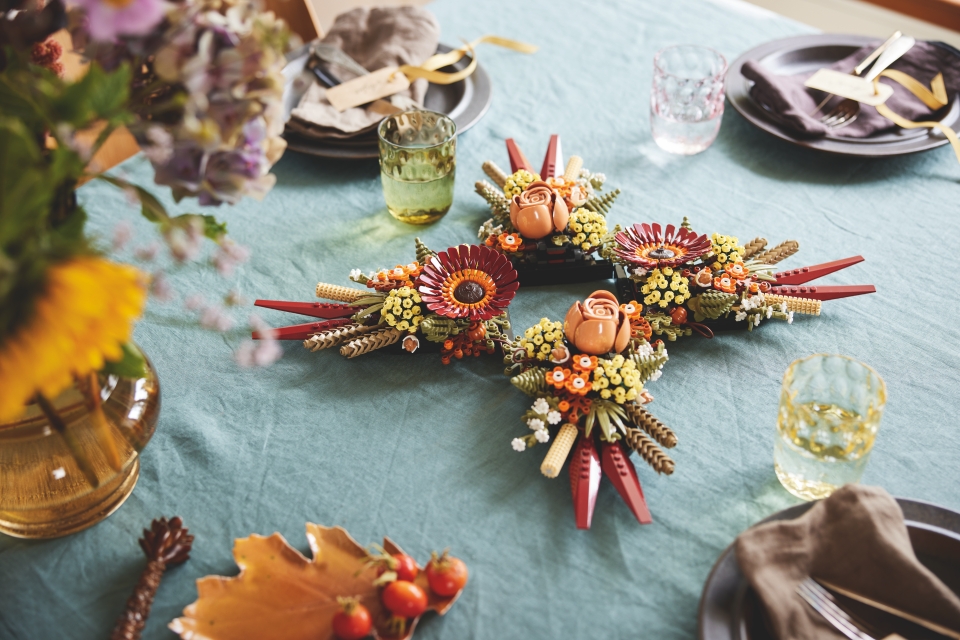 「樂高花藝咖啡屋」亮相台北信義誠品！ 野花花束、乾燥花擺設全新花藝系列登場