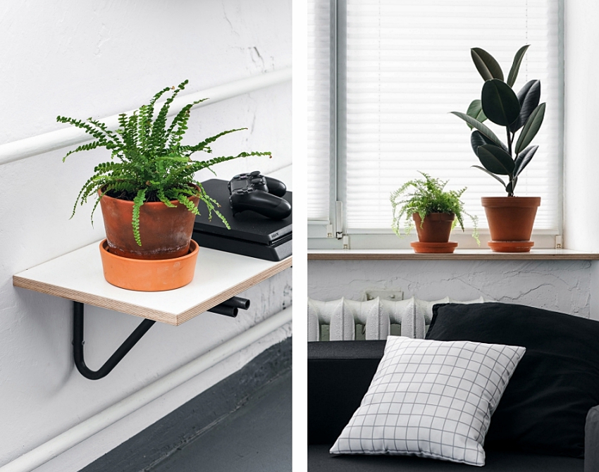 用布簾當隔間！俄羅斯 10 坪單身男子簡約公寓