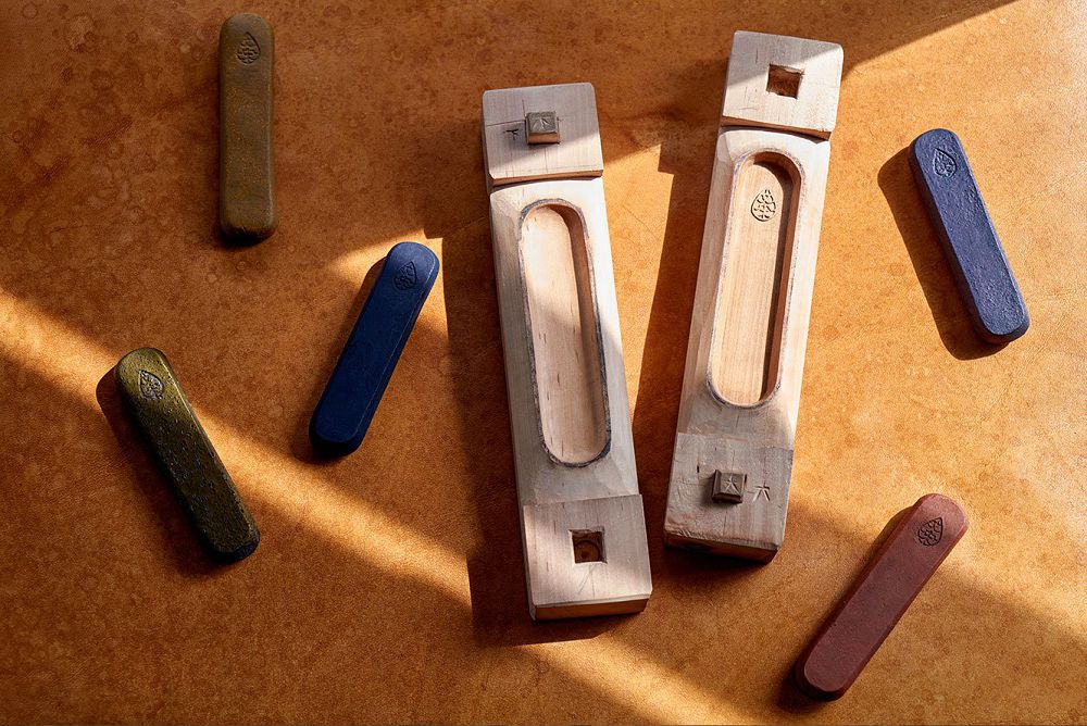 繽紛書法文具！京都TAG文具「文染」彩色墨條遇上手工玻璃硯台