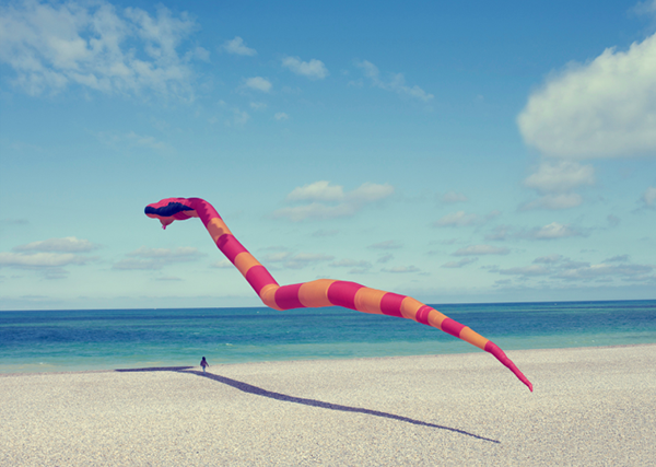 富有沈澱心靈效果的風箏攝影