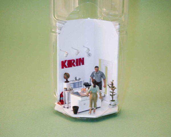 KIRIN「世界の Kitchen」袖珍廚房裝進瓶中