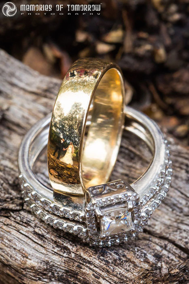 幸福魔戒的真實故事！閃耀光芒的環形婚紗照