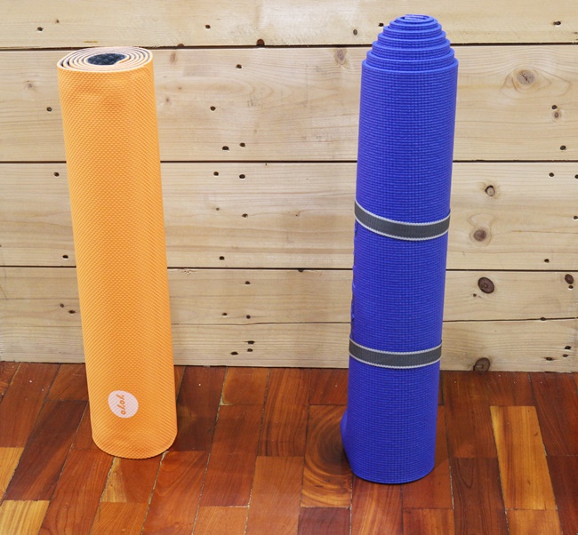 懶惰萬歲！會自己捲起收好的瑜珈墊 yoyo mats