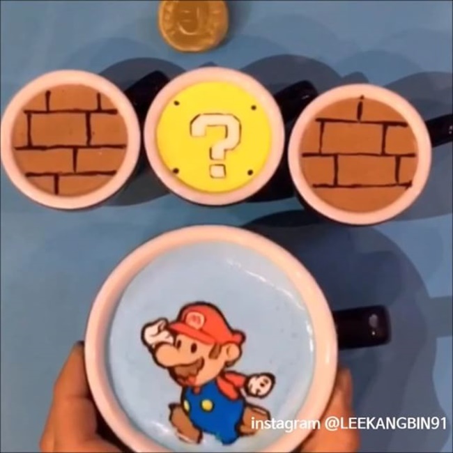 把星空、皮卡丘都帶進咖啡拉花裡，捨不得喝下的杯中藝術