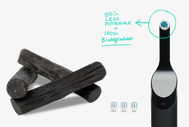 免電池、免充電、100% 可回收分解的手動式電動牙刷 Be.