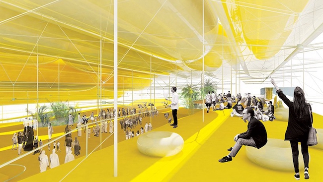黃色太空船降臨2020杜拜世博會？西班牙館雙建築團隊結合綠色環保設計秀巧思