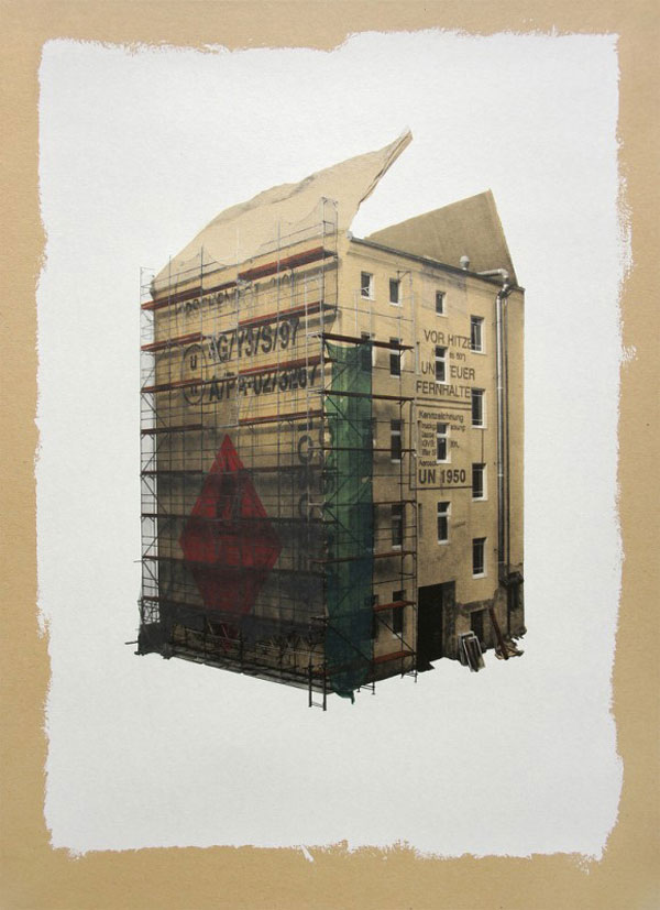 紙板上的城市-超強的瓦楞紙板藝術創作 EVOL 