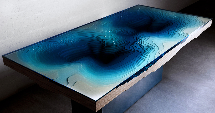 搬上桌的深深海藍  Abyss Table，不用潛水也沉醉