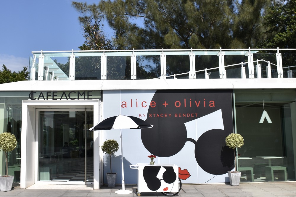 CAFE ACME X alice + olivia露天咖啡廳北美館登場！招牌墨鏡紅唇化身限定美食