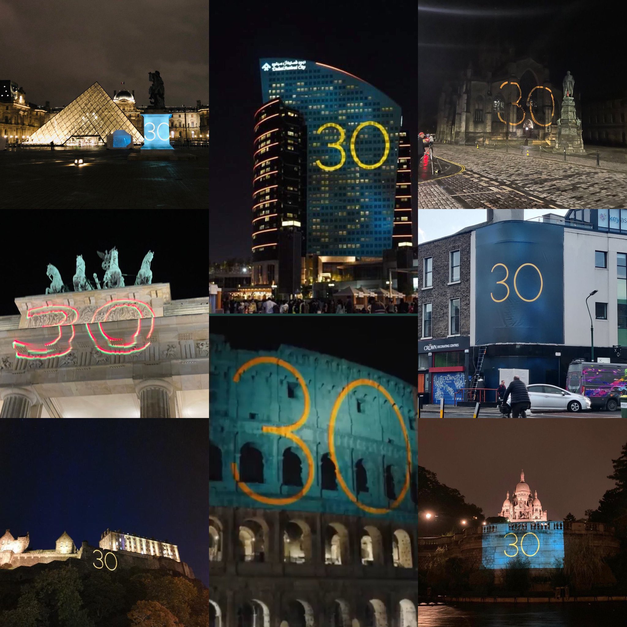 愛黛兒Adele「Easy On Me」創意宣傳!《30》神秘數字亮相羅浮宮、帝國大廈等世界地標