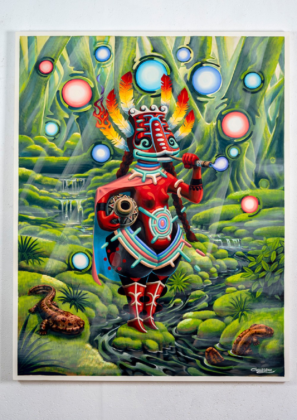 日本畫家雙人組Gravity Free台北開展！《ANIMADELIC 2.0》以日本古老動物信仰為作畫靈感