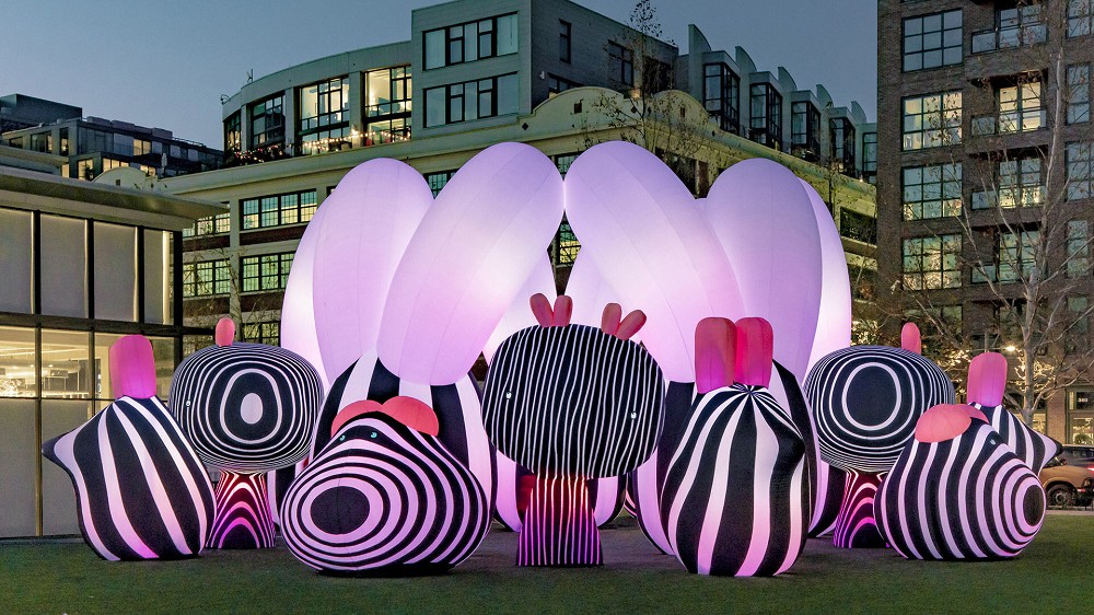 最可愛的充氣管弦樂團！澳洲團隊ENESS打造16個會眨眼互動的聲光療癒裝置