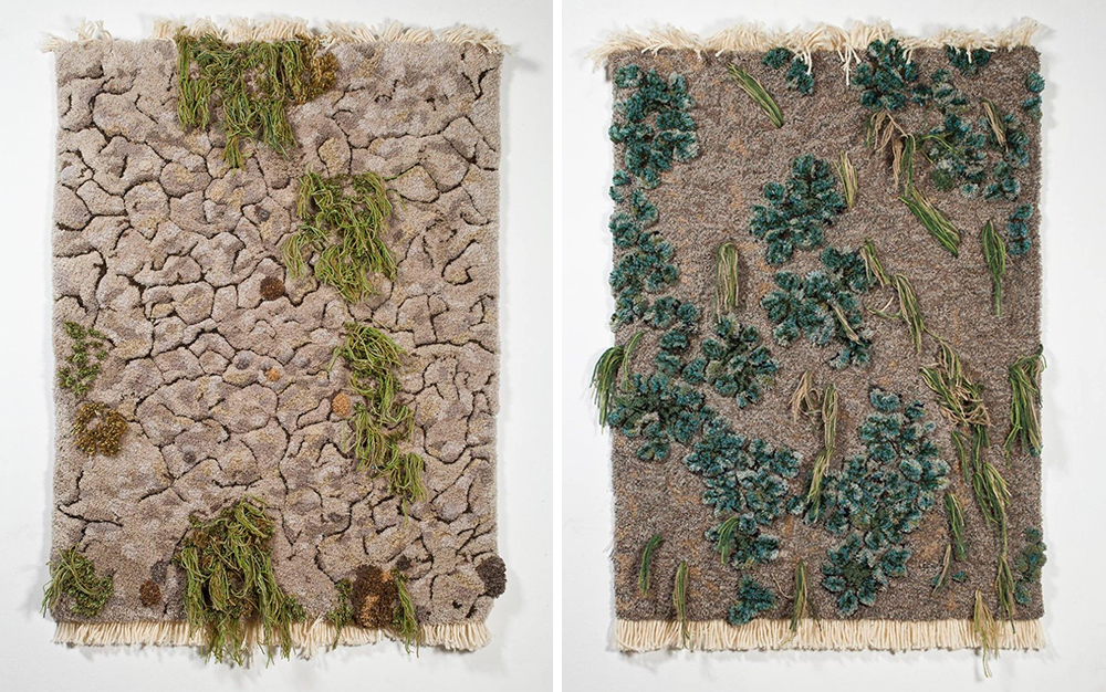 用羊毛剩料織出柔軟草原!阿根廷藝術家Alexandra Kehayoglou巨幅地毯蘊藏自然關懷