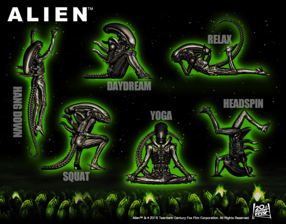 下戲後依舊非常活耀！外星人異形的日常生活