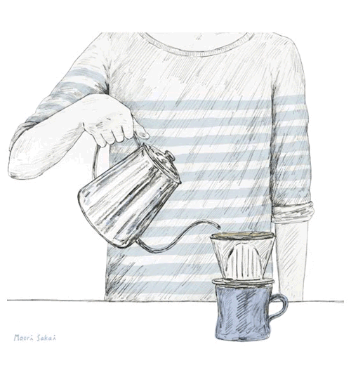 日本插畫家Maori Sakai繪出清新小品GIF動畫！撫平日常煩躁不安的心情