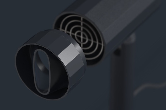 吹頭髮像在練臂力？監視器般如影隨形的壁掛式吹風機