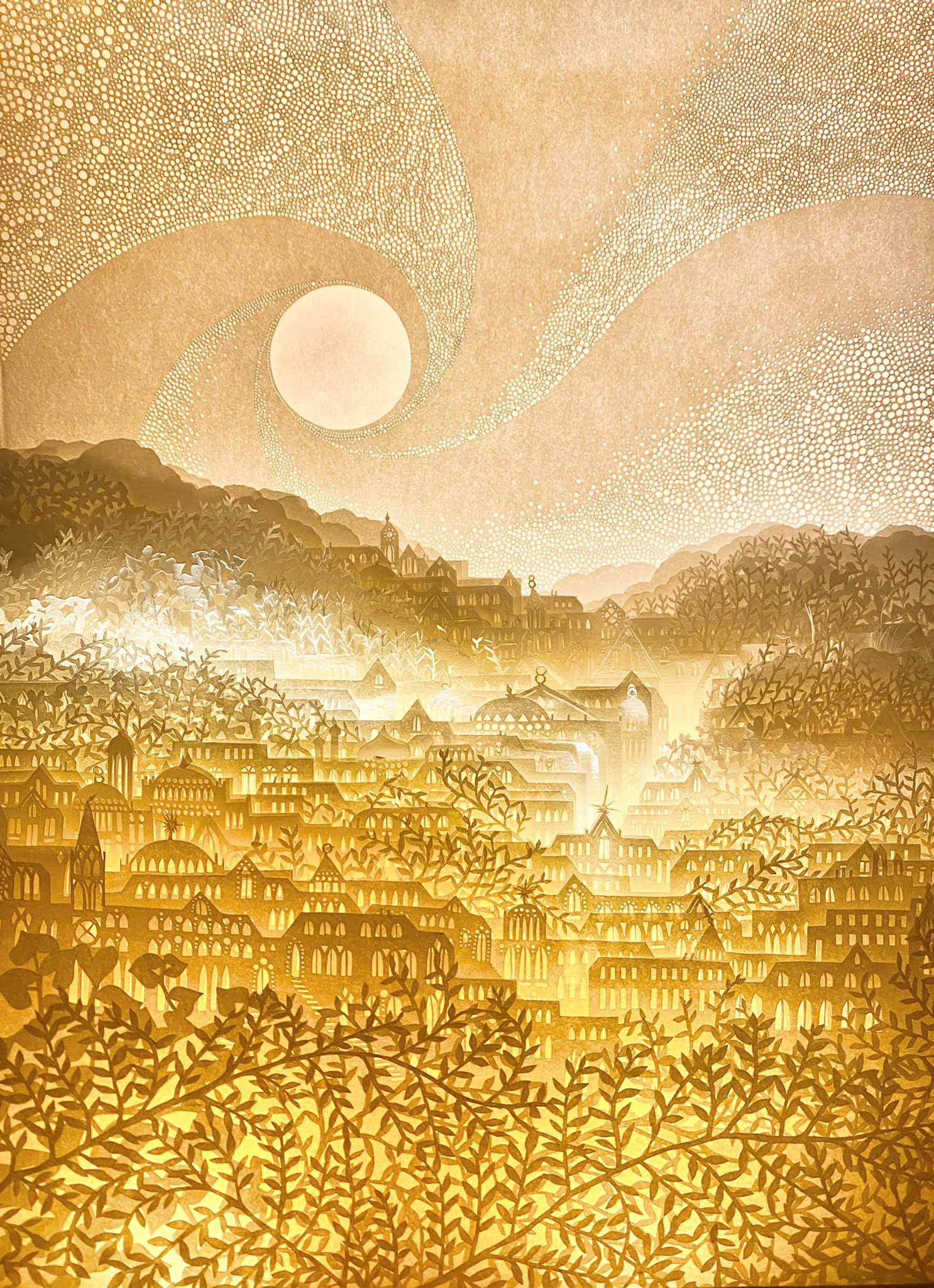 玩轉光影的紙雕城市!日本藝術家柴田あゆみ結合自然神性的絕美紙雕