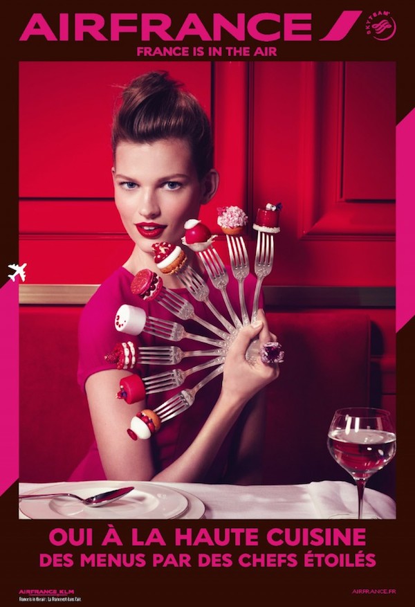 【廣告創意】充滿法式風情的美麗法航海報