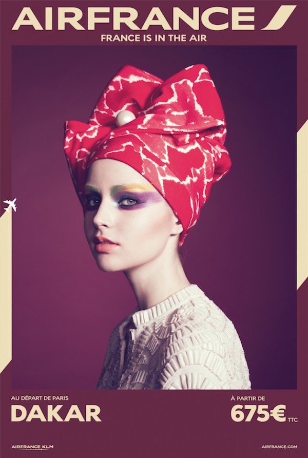 【廣告創意】充滿法式風情的美麗法航海報