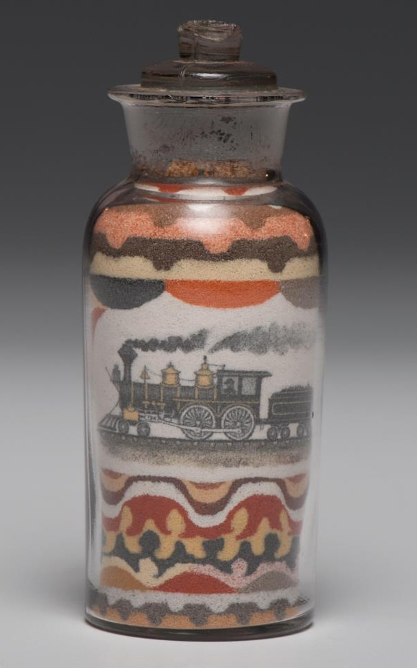 封存百年的絕美沙瓶畫藝術