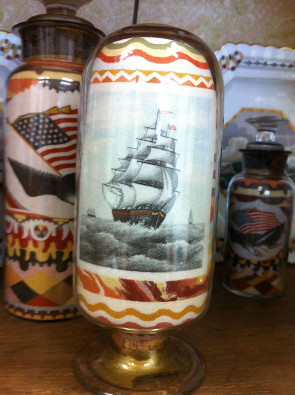 封存百年的絕美沙瓶畫藝術