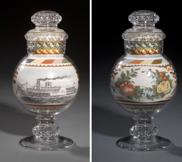 封存百年的絕美沙瓶畫藝術