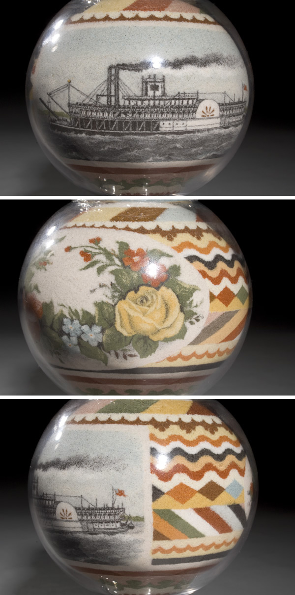 封存百年的絕美沙瓶畫藝術