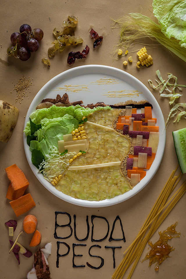 美麗的東歐風景畫竟然是食物？