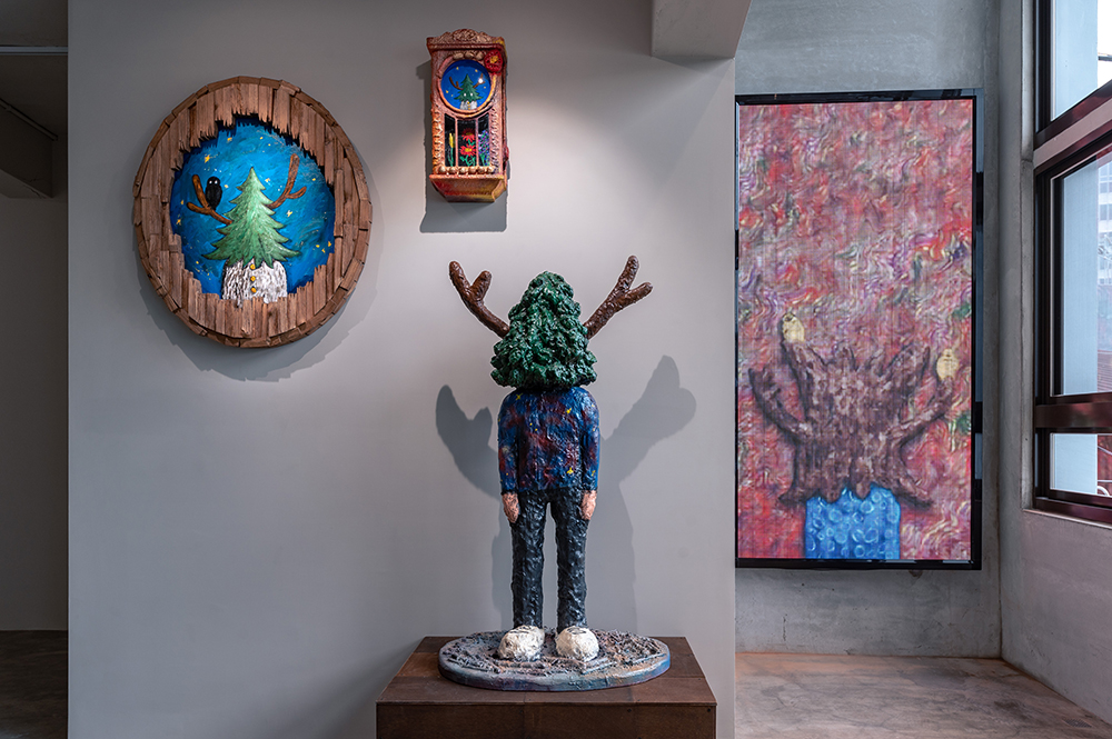 老宅新生成藝術秘境！內湖「伊日後樂園BACK_Y」雙展亮相、戶外植栽打造詩意庭園