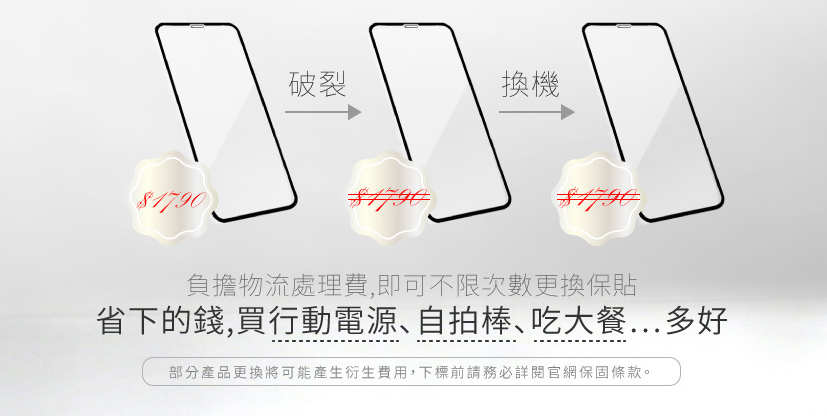 終身保固 的iphone 保護貼 保貼人壽讓你不管破裂或換新機都能無痛換到老 大人物 92602